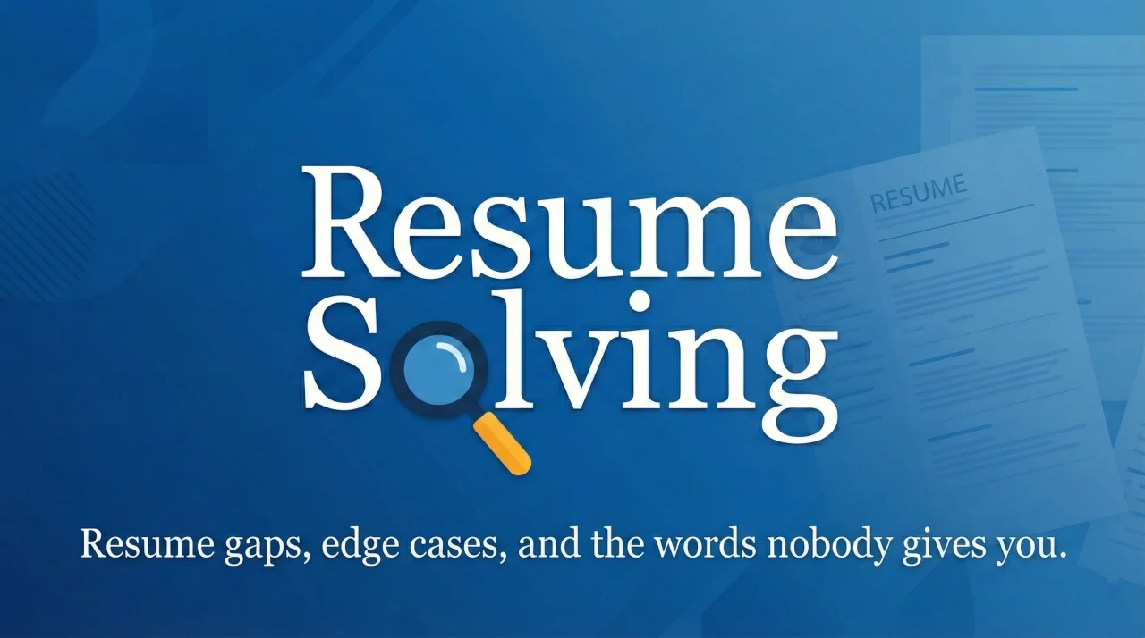 ResumeSolving Strategic Planning